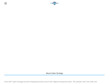 Tablet Screenshot of cyberstrategy.com